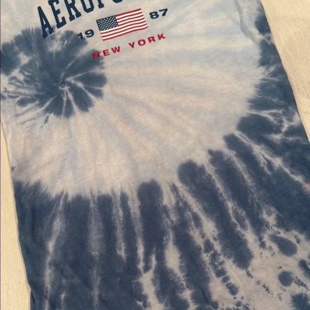 Aeropostale Tie-Dye T-Shirt - Blue and White - Picture 5 of 5